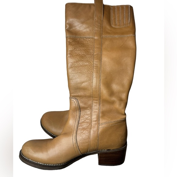 Lucky Brand Shoes - Lucky Brand camel leather boots 16” h in outstanding condition